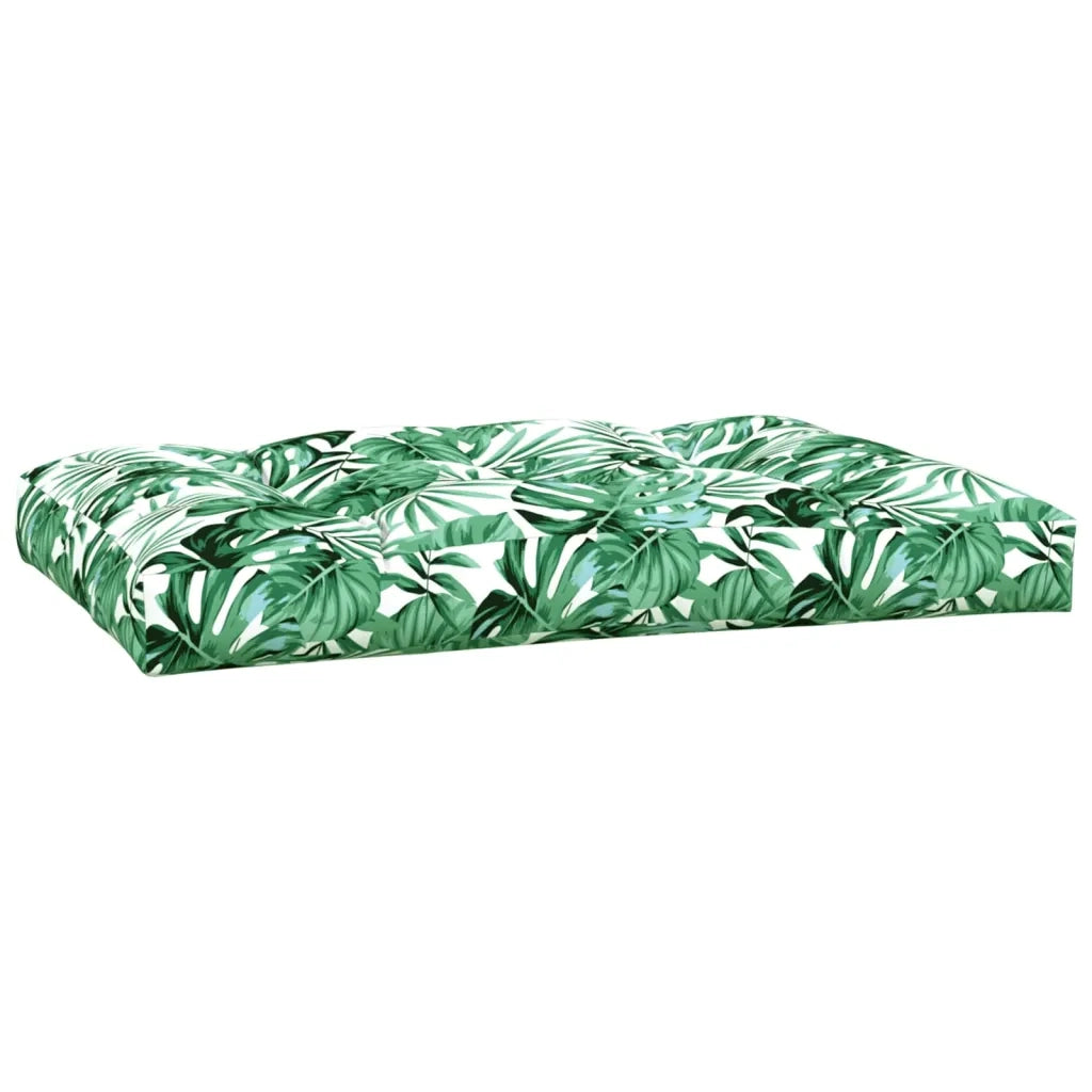 Cuscini per Pallet 2 pz Motivo a Foglie Tessuto 360745