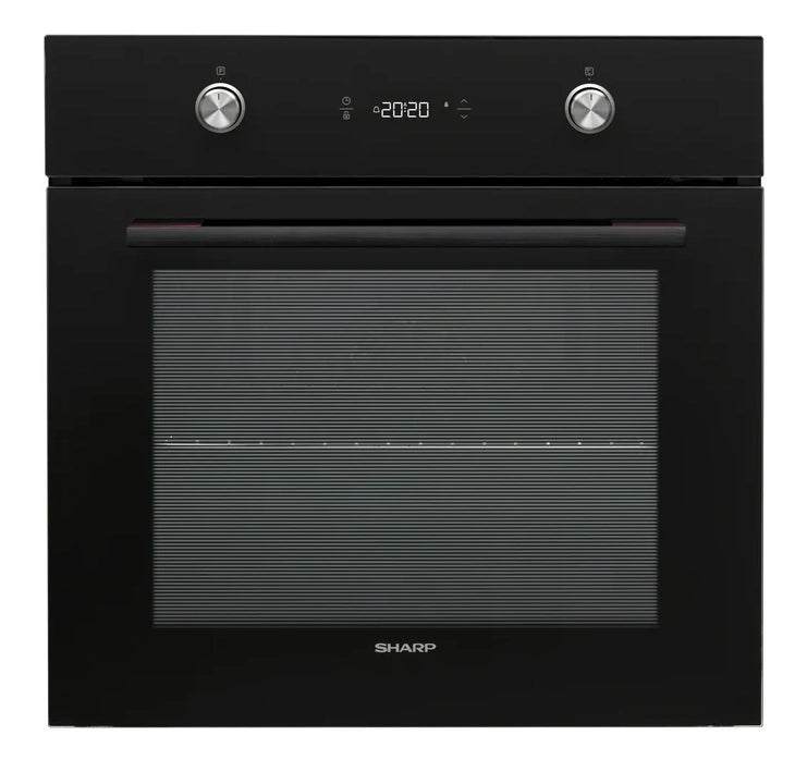 Sharp k-60p19bnl forno da incasso per cucina, nero, 9 programmi, classe a, 69 litri, easy to clean