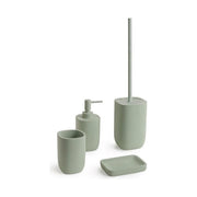 GEDY Portasapone Bagno Ylenia Verde Salvia Opaco Resina Termoplastica