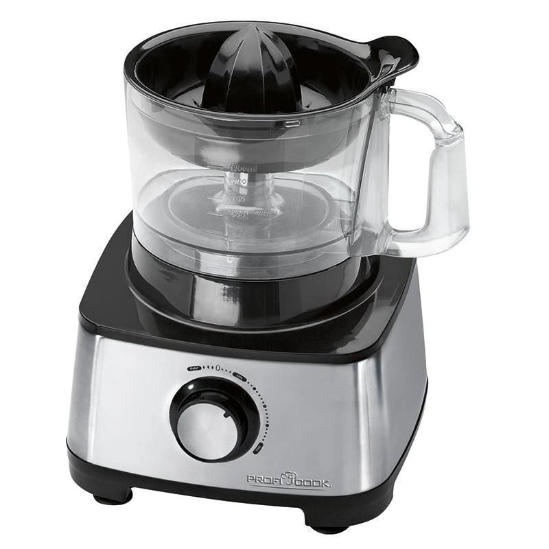 ProfiCook PC-KM 1063 robot da cucina 1200 W 1,2 L Nero, Acciaio inossidabile