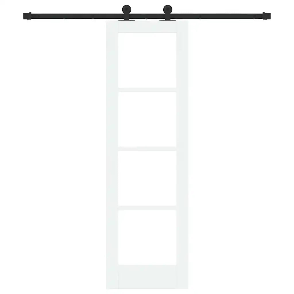 Porta scorrevole ORKDAL Bianco e Nero 61 x 198,5 cm 3331986