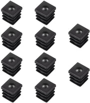 Elementi di fissaggio 10 pezzi - Stappi quadrati - M6 viti - 16 x 16 mm - Alta qualità plastica - Alta resistenza - Stappi di tubo
