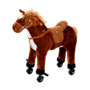 Cavallo Giocattolo Bambini ¨C zephmum ¨C 65x28x75 cm Marrone
