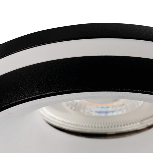 Kanlux ELICEO faretto incasso nero tondo GU10 10W alluminio