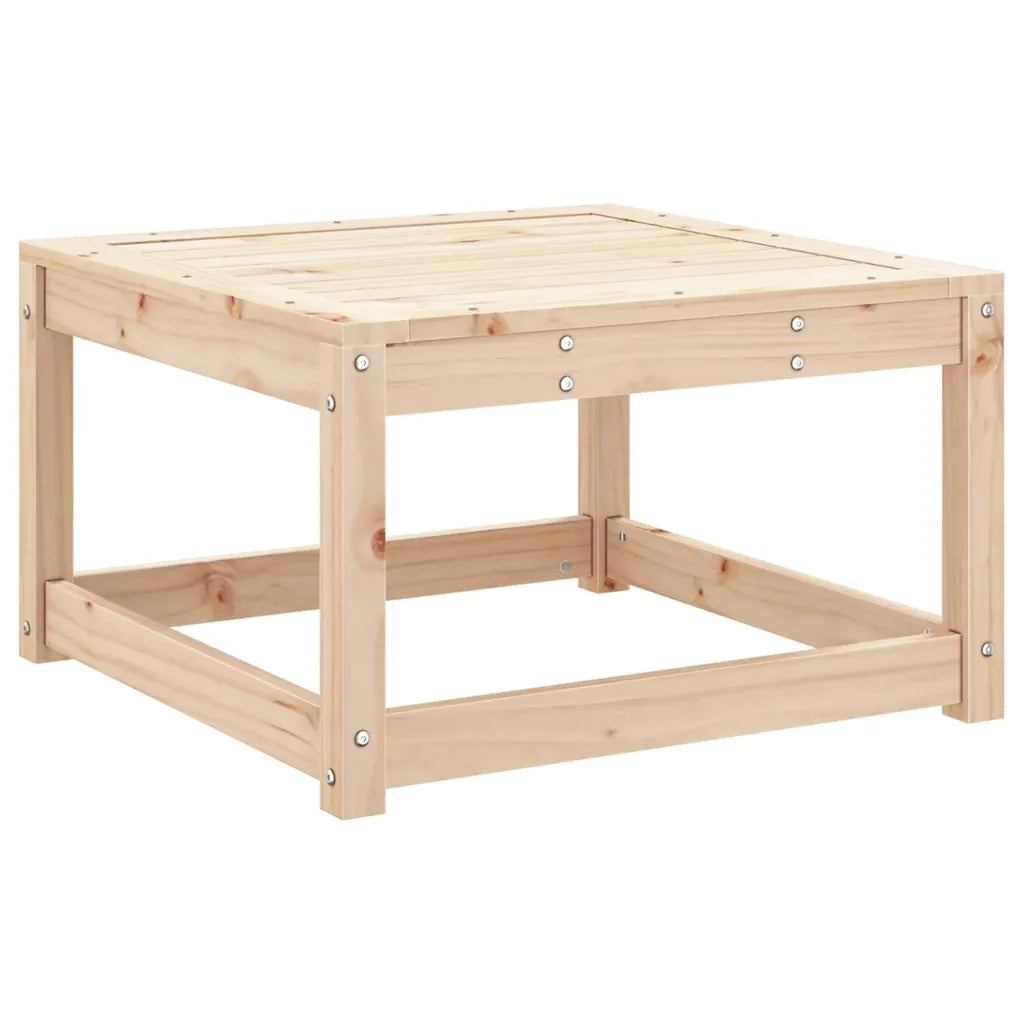 Poggiapiedi da Giardino in Legno Massello di Pino CFW7525372
