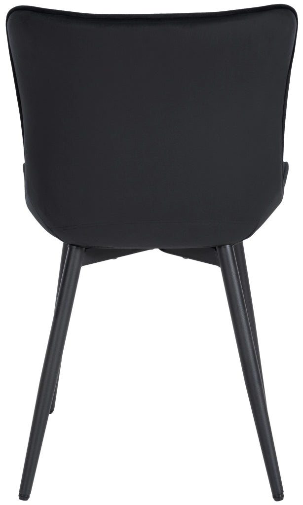 Sedia Largo nero,Velluto