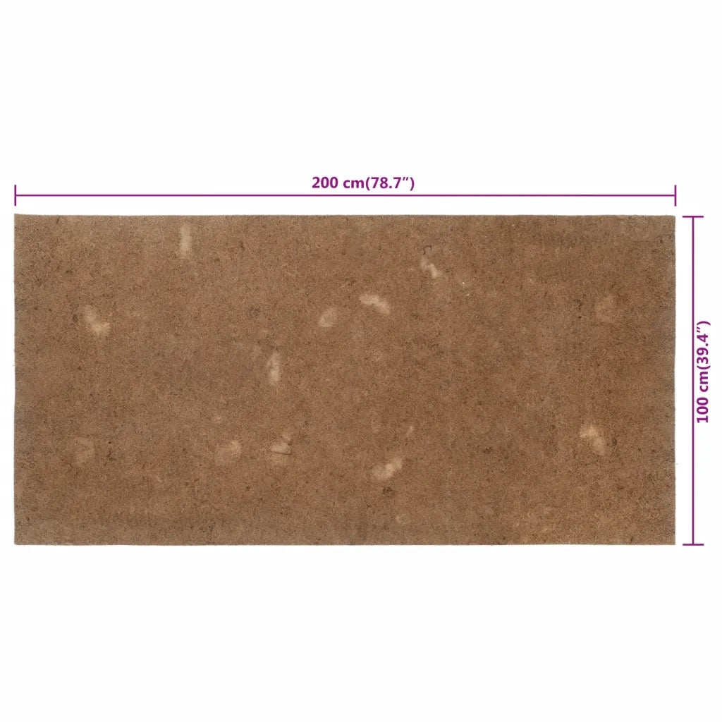 Coprimaterasso-Fodera per Materasso 100x200 cm in Fibra di Cocco