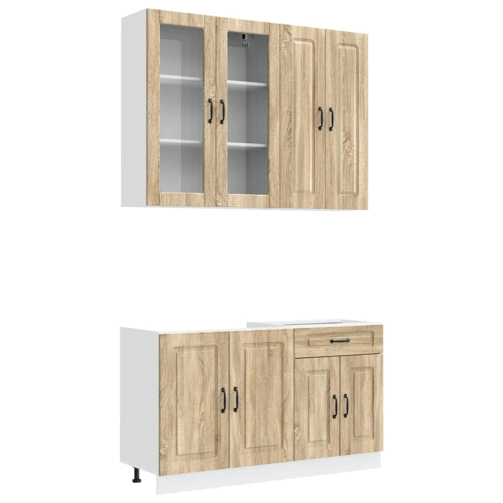 Unità Cucina KALMAR 4 pcs Rovere Sonoma Legno ingegnerizzato 3438307