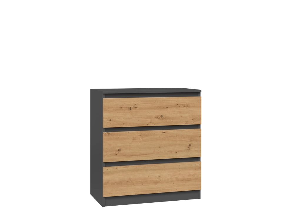 Cassettiera MALWA M3 antracite artisan per camera e soggiorno