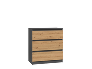 Cassettiera MALWA M3 antracite artisan per camera e soggiorno