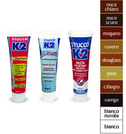 K2 STUCCO IN PASTA MULTIUSO COLORATO IN TUBETTO- - ml.150 - mogano - 6 pezzi K2
