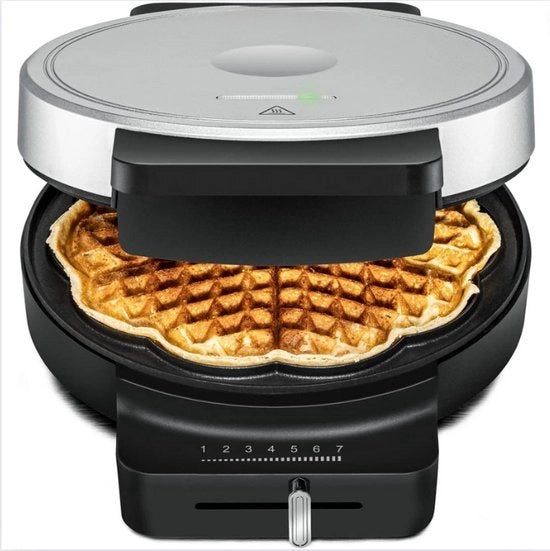 Wafeliera a forma di cuore - Wafeliera cuori con regolazione di temperatura - Wafeliera a cuore per wafel perfette