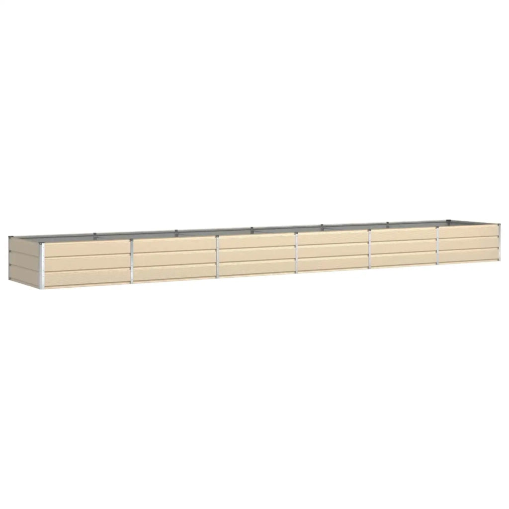 Fioriera Avorio 580 x 100 x 45 cm Acciaio zincato