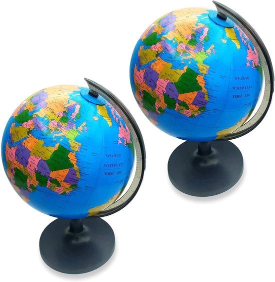 Palla decorativa con mappa di Spagna - Rotante e decorativa - 18 cm
