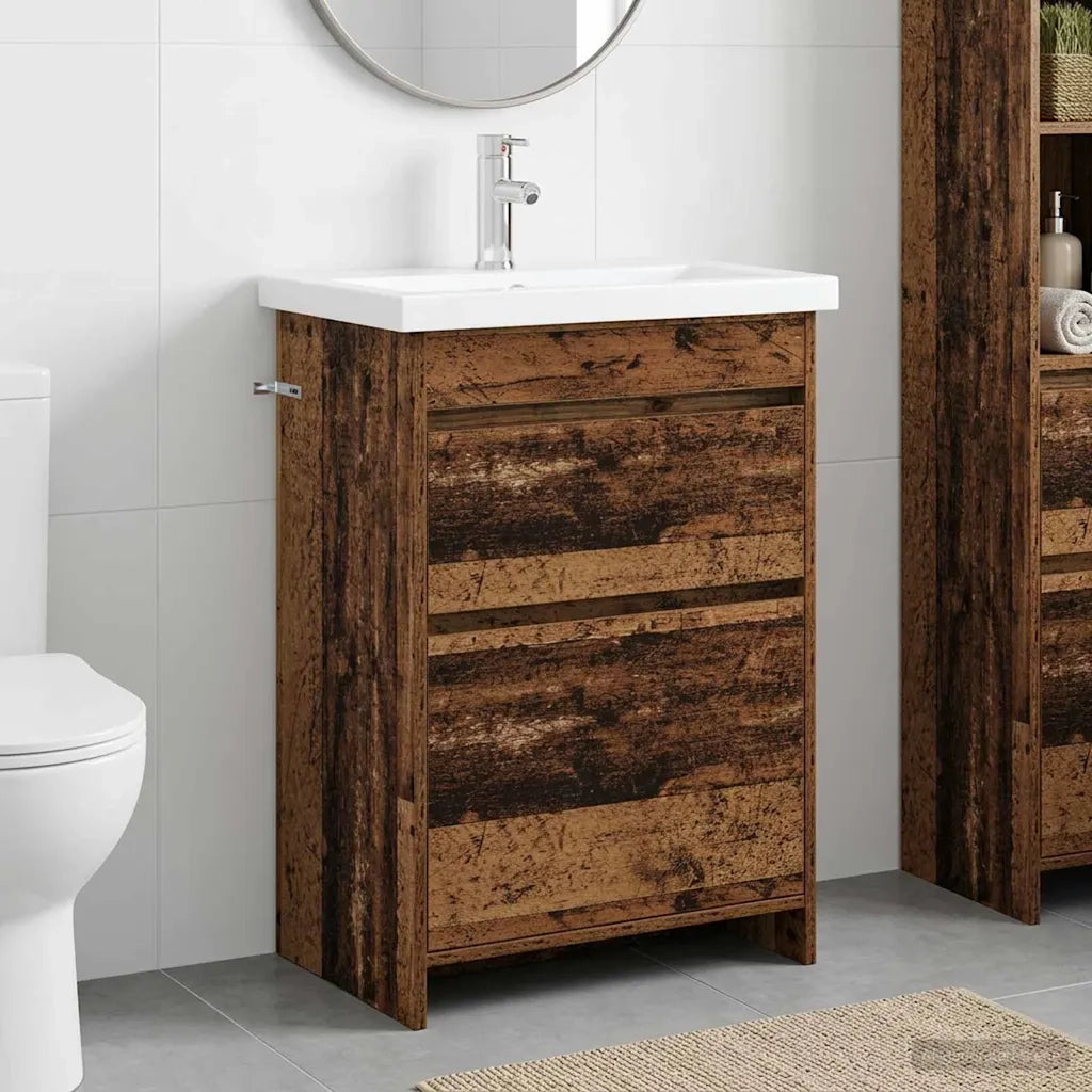 Set di mobili per il bagno Legno antico 61 x 40 x 84,5 cm 3404264