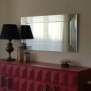 Cavezzo, Specchio Forma Rettangolare, 2.2x65h cm Argento