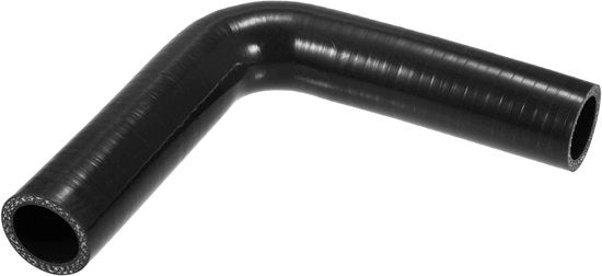 Siliconica Curva a 90 Gradi - Connettore Universale - Diametro Interno 28mm - Lunghezza 150mm - Nero - Materiale Resistente - Conduttore di Raffreddamento