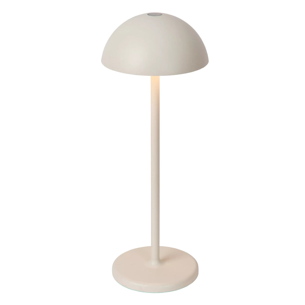 Lampada da tavolo esterna ricaricabile JOY Lucide LED 1,5W bianca
