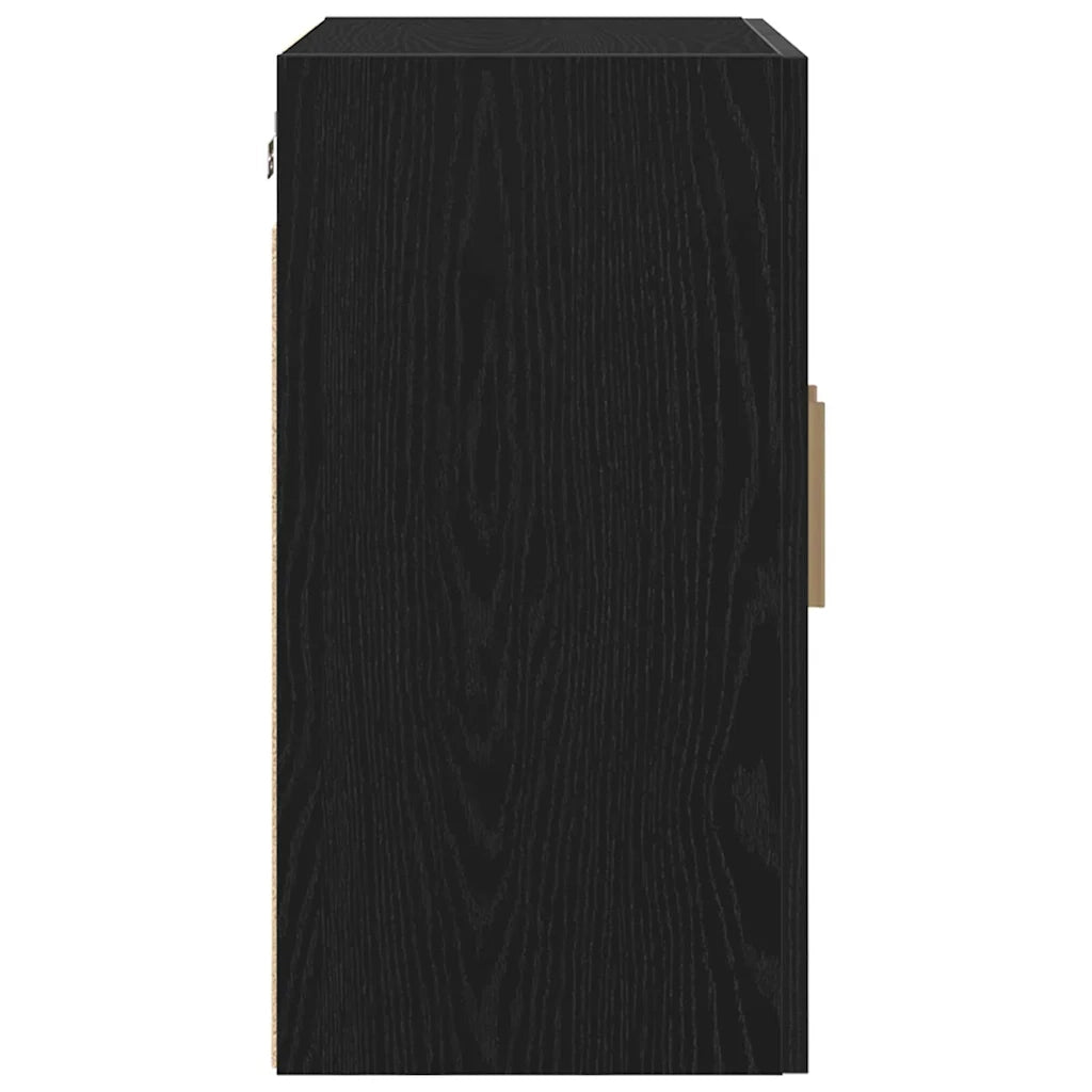 Armadietto a muro Rovere Nero 60 x 30 x 60 cm Legno multistrato 862799