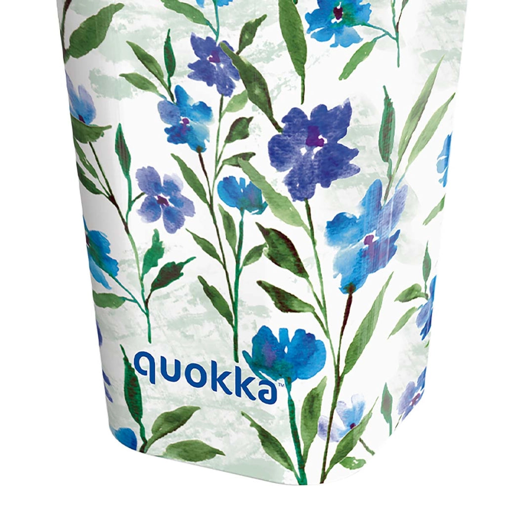 Bicchiere Termico 450ml Doppia Parete Antifuoriuscita Ermetico senza BPA Blu Quokka