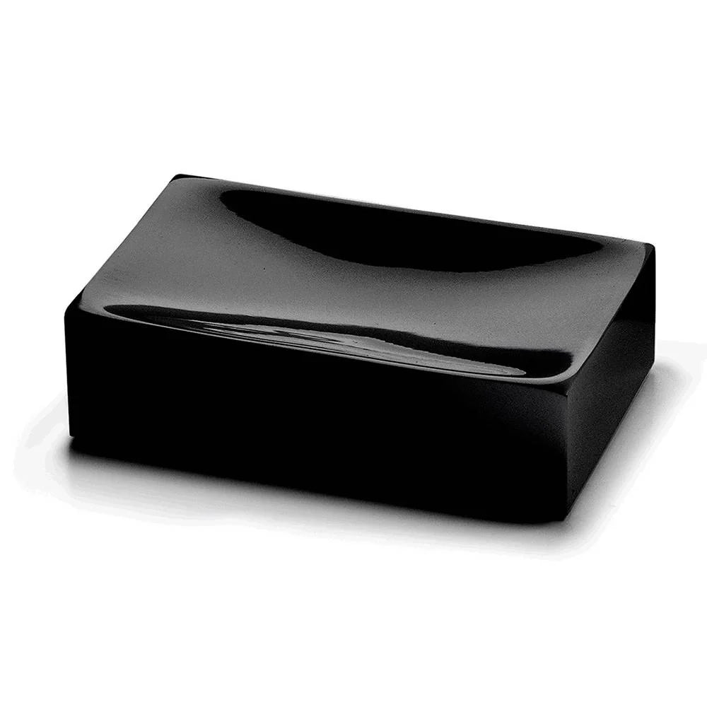Set da 4 accessori d' appoggio GEDY linea Sofia nero matt