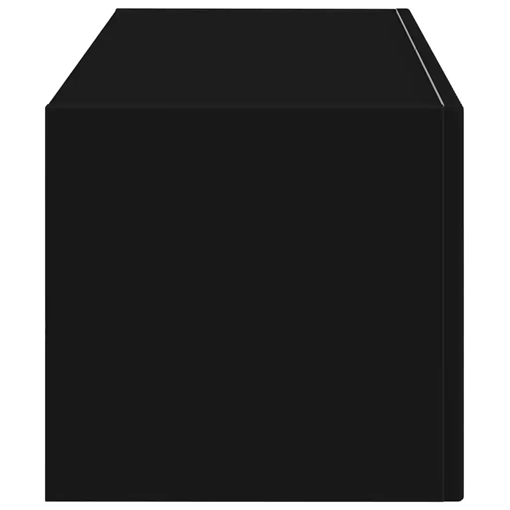 Mobile TV da parete Nero 78,5 x 31 x 29,5 cm Legno multistrato 892211