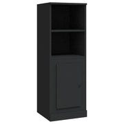 Buffet credenza cassettiera mobiletto mobile contenitore organizer per cucina soggiorno salotto alto 36 x 35,5 x 103,5 cm legno ingegnerizzato nero 02_0034912