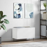 Mobile Porta Dischi Bianco 74,5x38x48 cm in Legno Multistratocod mxl 79578