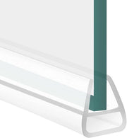 Azione di Aria e Acqua - Sigillatura U-Formata - 200 cm - Silicone - Per Viti da 6/8/10/12 mm - Sigillatura per Doccia