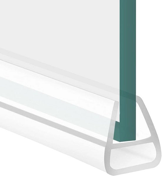 Azione di Aria e Acqua - Sigillatura U-Formata - 200 cm - Silicone - Per Viti da 6/8/10/12 mm - Sigillatura per Doccia