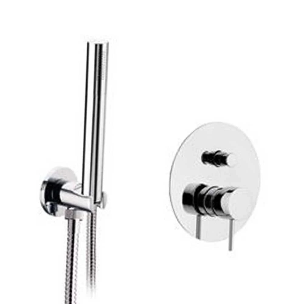Set doccia a incasso con doccino cromato - Serie X Style