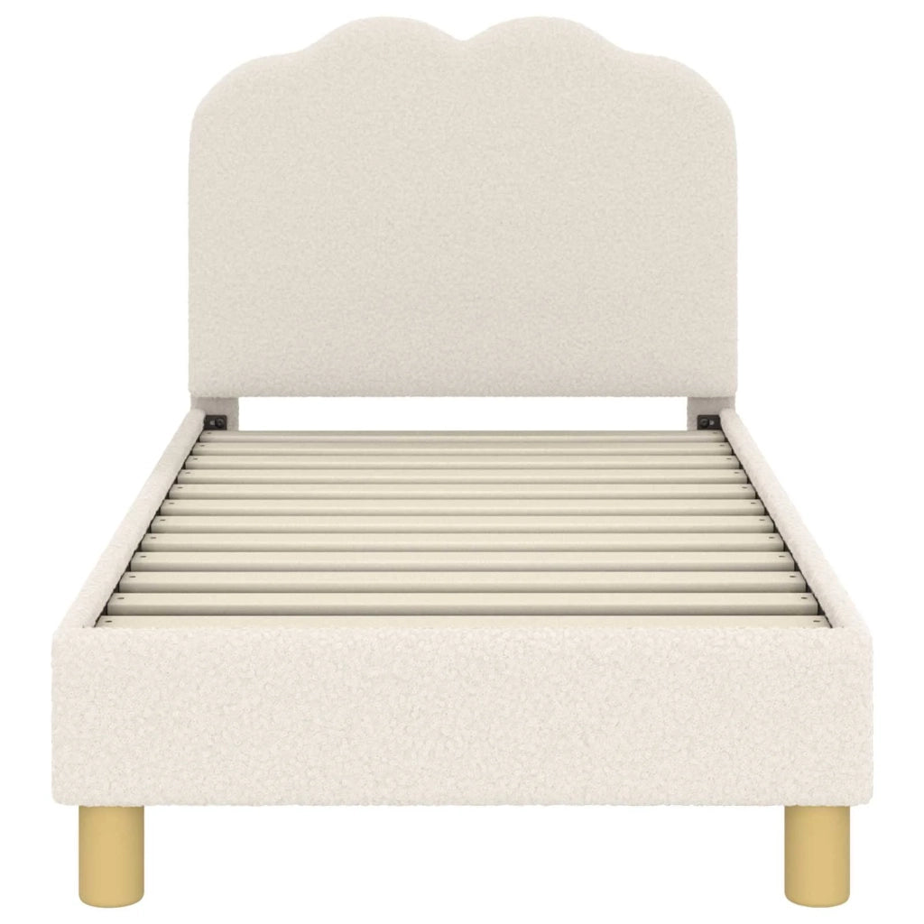 Struttura letto per bambini con testata Crema 70 x 140 cm 42010964