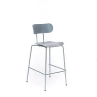 E-STYLO Sgabello moderno in polipropilene, ideale per arredare con stile cucine, isole, penisole e locali commerciali come bar e bistrot, 45cm X 51cm H. 98cm