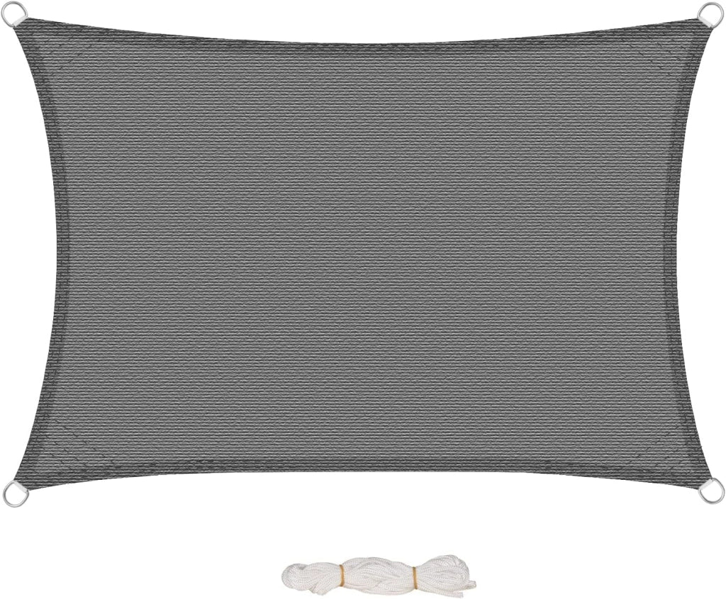 Tenda a Vela Ombreggiante Parasole Protezione HDPE Raggi UV 95% per Esterno Giardino per Esterno, Giardino e Terrazza, Piscina