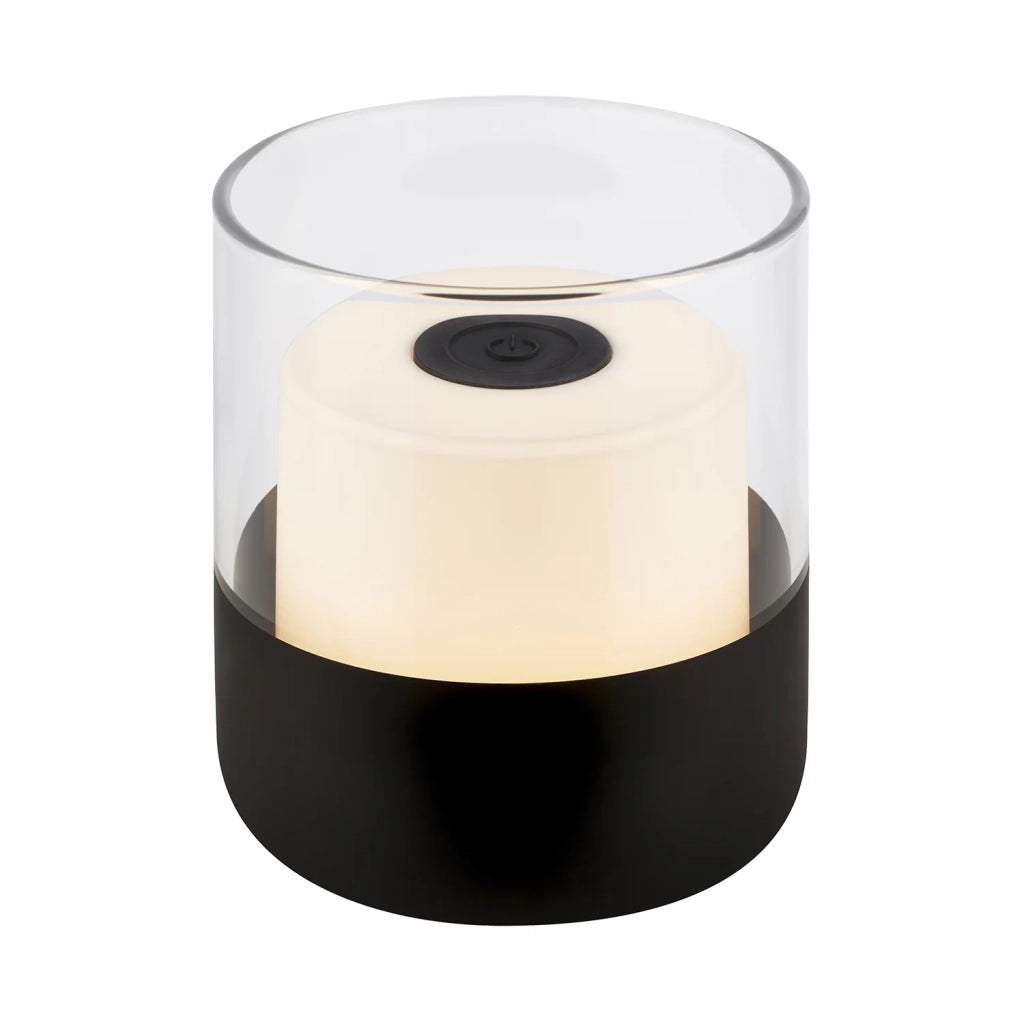 Lampada Da Tavolo Moderna Lilet Plastica Nero Led Integrato 2W 2700K