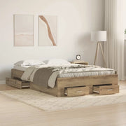 Struttura del letto-Giroletto Rovere artigianale 120 x 190 cm 245142