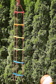 Ladder a scalini in legno per bambini a forma di triangolo - ca. 200 x 30 x 30 cm - divertimento infinito
