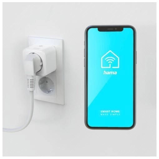 Hama 00176638 presa energia CEE 7/7 Bianco