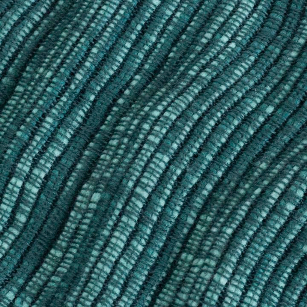 Coperta a quadri blu-verde con frange 130x170cm ANEVIK