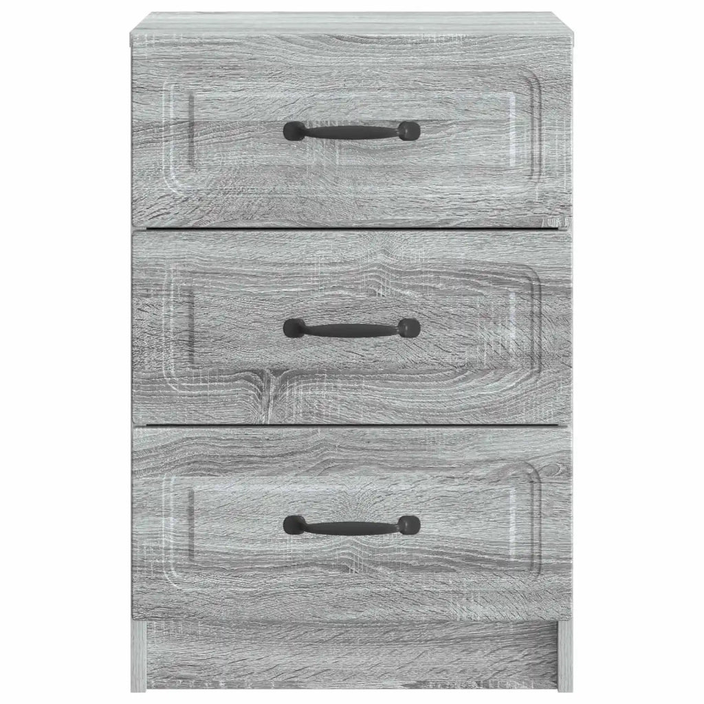 Comodino | Armadio da Notte | Mobiletto da notte con cassetto Grigio Sonoma 43 x 41 x 63,5 cm