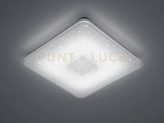 SAMURAI PLAFONIERA LED 21,5W 2400lm, 3000 - 5500K QUADRATA CON TELECOMANDO DIMMER + LUCE CALDA-FREDDA L. 42,5 CM