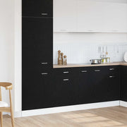 vidaXL Mobile con Cassetti con cassetto Rovere nero 50 x 46 x 81.5 cm