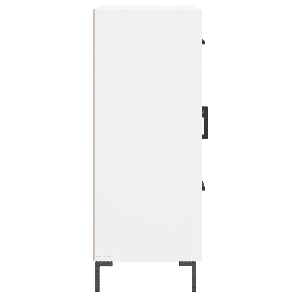 Credenza Bianca 69,5x34x90 cm in Legno Multistrato 827916