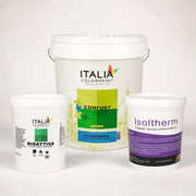 Ciclo trattamento muri antimuffa isoltherm fissativo bioattiva paintherm *** contenuto per 50 mq, confezione 1