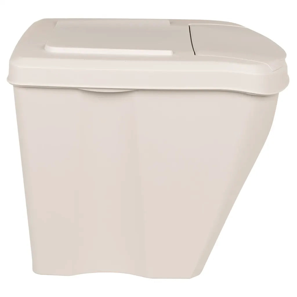 Contenitori Impilabili per Rifiuti 3pz Bianco 75L Polipropilene 152199