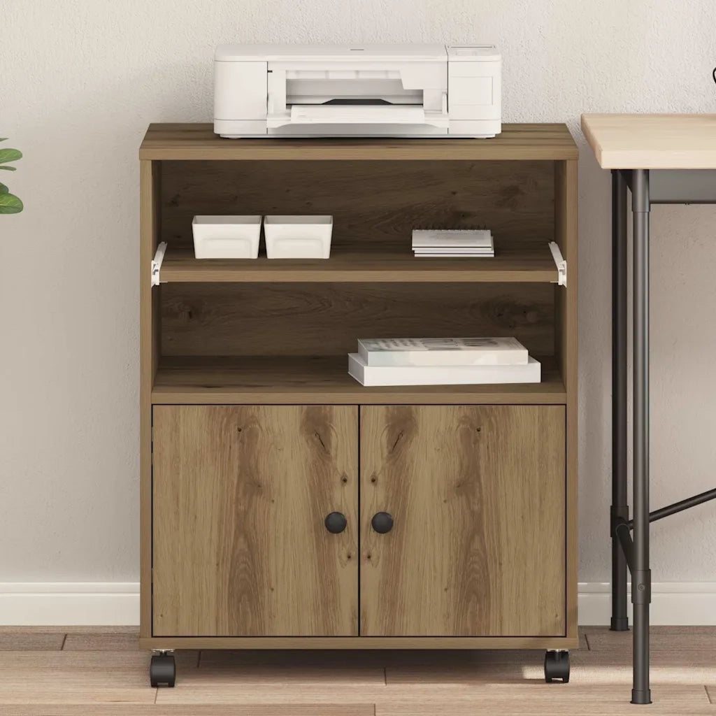 Supporto per Stampante Rovere artigianale 60 x 48 x 74 cm 862286