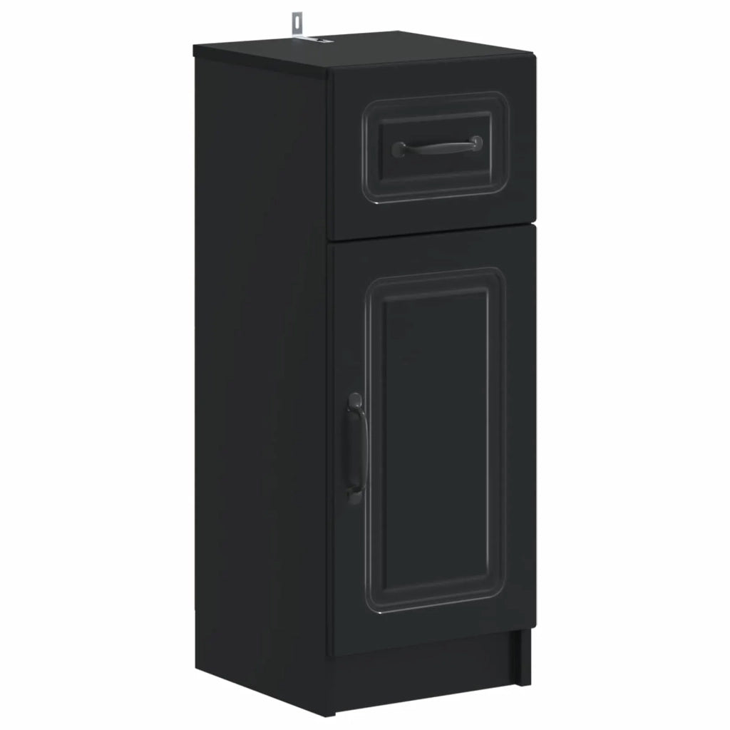 Mobiletto da Bagno UTRECHT Nero 30 x 31 x 77 cm 897706