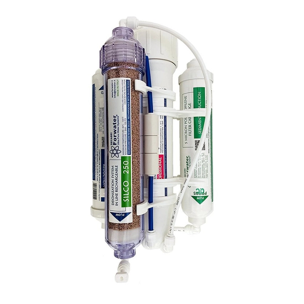 Forwater ROFAST PLUS 50GPD - Impianto ad Osmosi in Linea 1:2 a 4 Stadi a sgancio rapido e deionizzatore