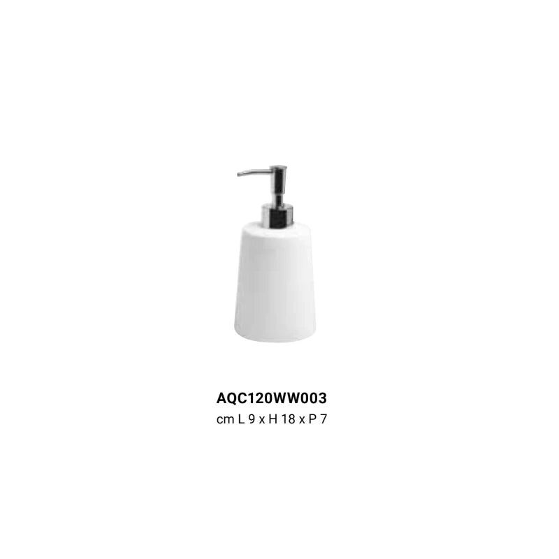 Dispenser sapone bianco - serie maya