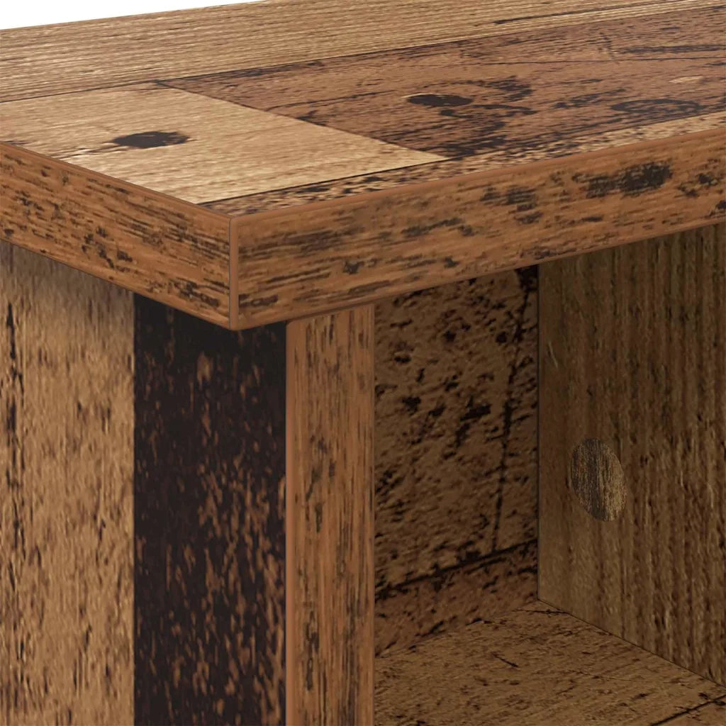 Appendiabiti a muro Legno vecchio 100 x 16 x 26 cm CFW6344837